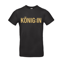 T-Shirt KÖNIG:IN gold